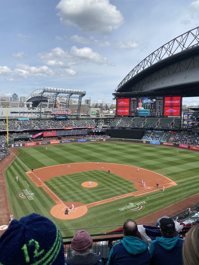 View of a baseball stadium